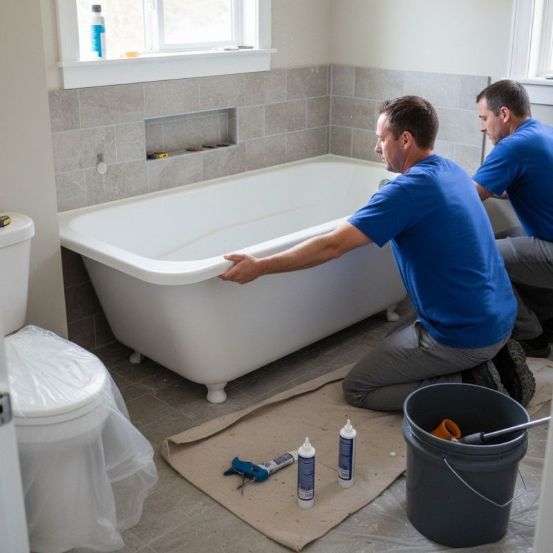 Bathtub Installation detail